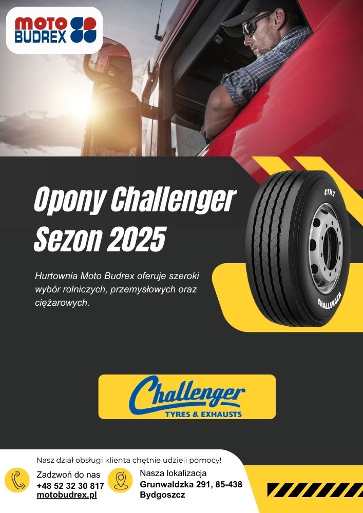 Katalog opony ciężarowe Challenger (całoroczne) Sezon 2025 Moto Budrex